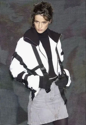 A/W 2003 Dolce & Gabbana runway bondage parachute jacket