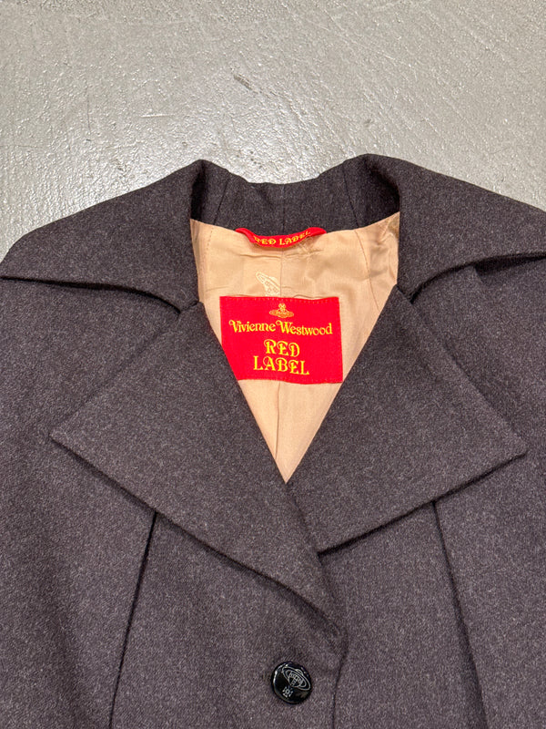 1990s Vivienne Westwood red label set jacket + skirt