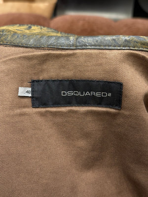 A/W2003 Dsquared2 3-in-1 runway coated military jacket