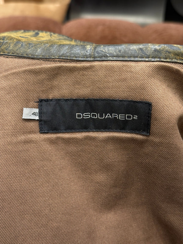 A/W2003 Dsquared2 3-in-1 runway coated military jacket