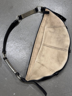2002 Yves Saint Laurent Mombasa suede bag