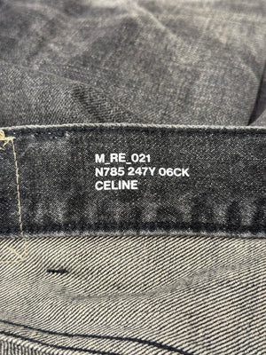 S/S2024 Celine wesley straight-leg distressed jeans