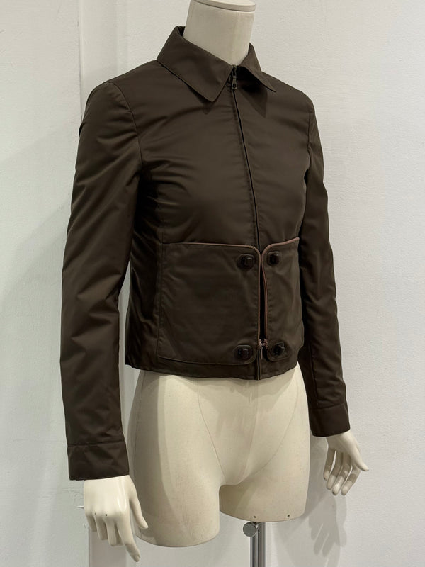 1999 Miu Miu hidden pocket nylon jacket
