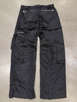2003 Dolce & Gabbana multi zip bondage cargo pants