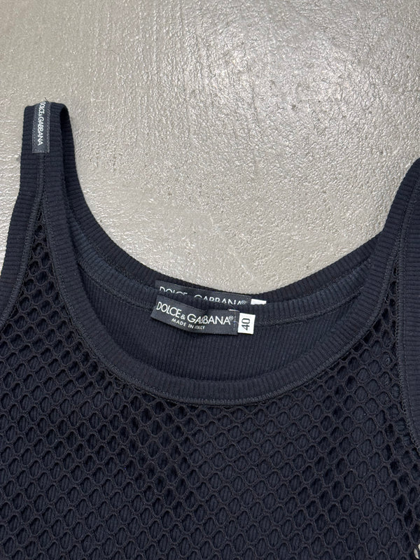 S/S2003 Dolce & Gabbana double layered net tank