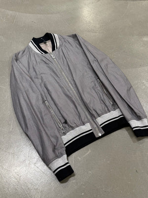 2010s Dior nylon "bee" bomber jacket