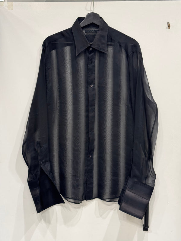S/S2001 Gucci by Tom Ford silk transparent shirt