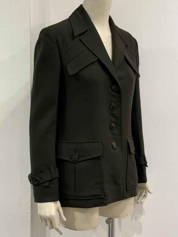 2000s Christian Dior by John Galliano military officer jacket