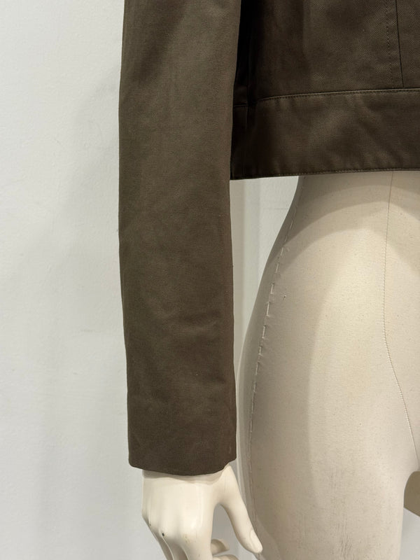 2000s Balenciaga by Nicolas Ghesquiere cropped oversized blazer