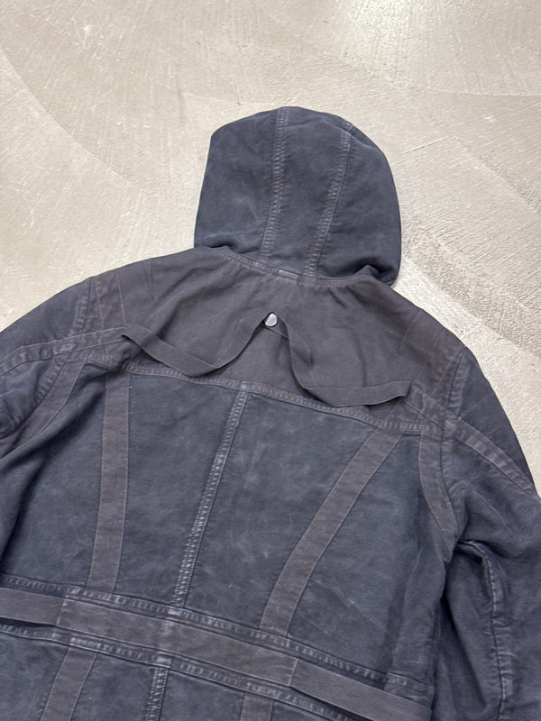 A/W2014 Dries Van Noten runway bondage parka