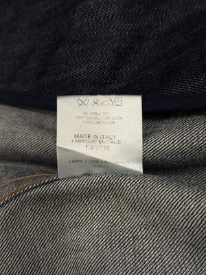 S/S2004 Gucci paneled biker denim jacket