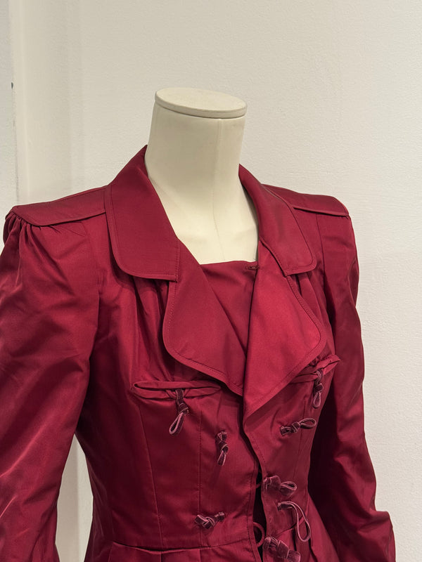 2004 Yves Saint Laurent by Tom Ford runway pagoda silk jacket