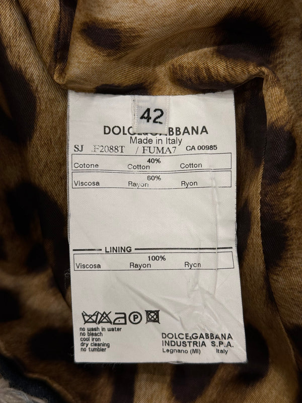 2000s Dolce & Gabbana hybrid jacket with jewels