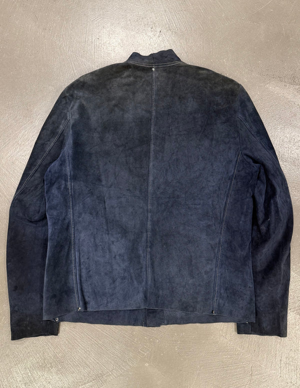 2000s Maison Margiela artisanal leather jacket