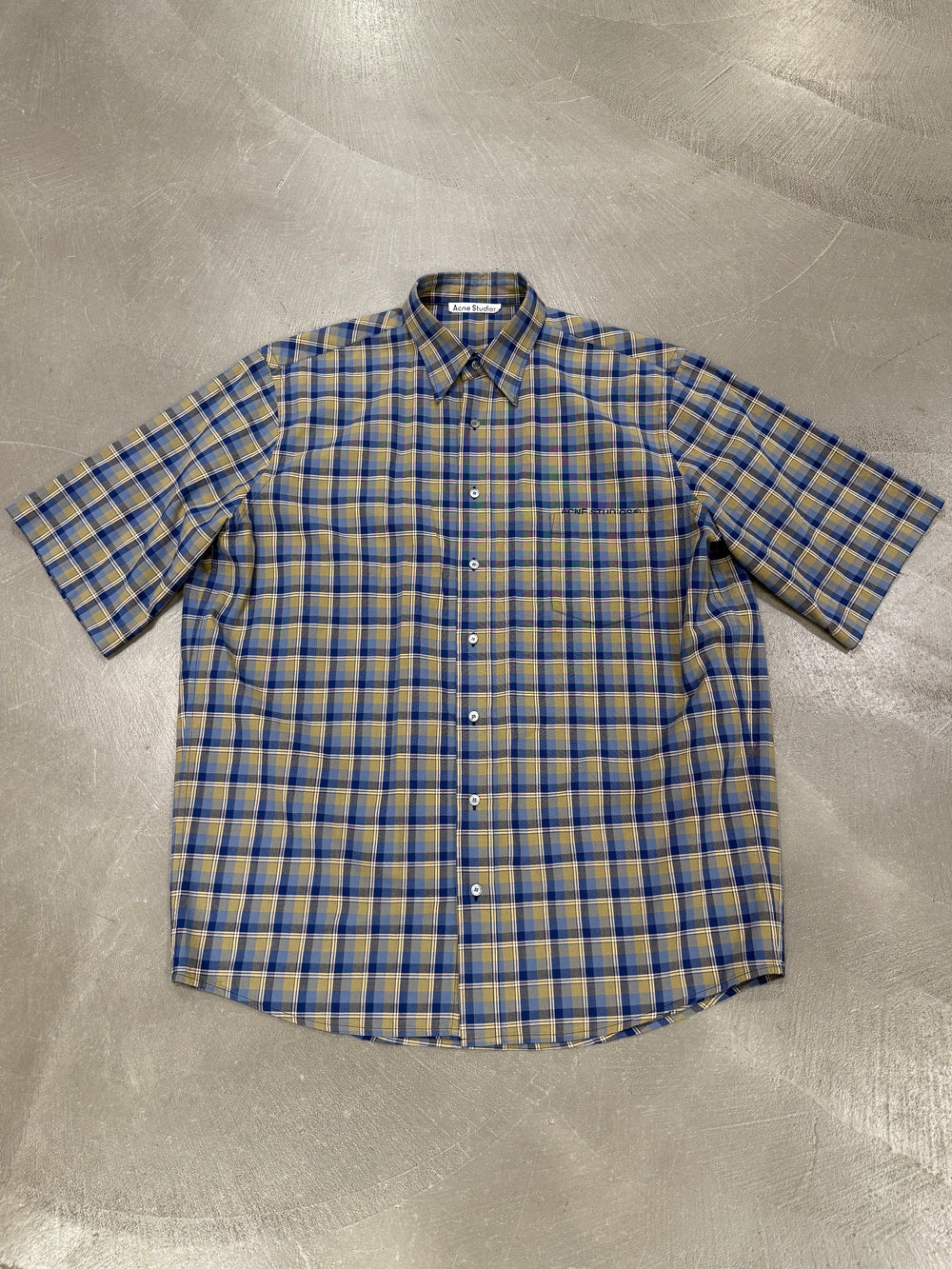 Acne Studios check cotton shirt