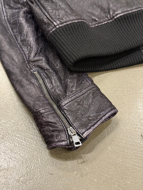 2010s Gucci "Guccissima" monogram leather jacket