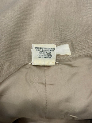 1990s Hermes by Martin Margiela linen midi skirt