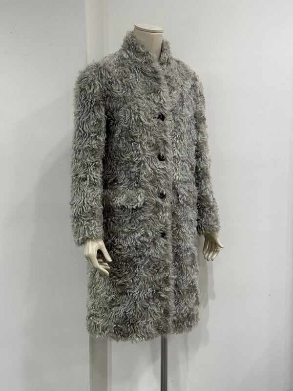 A/W2007 Prada runway faux fur mohair coat