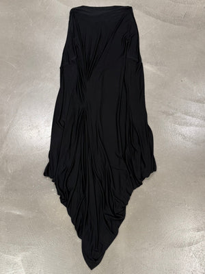 A/W2007 Jean Paul Gaultier runway painting deconstructed long dress