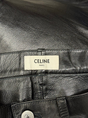 2020s Celine leather trousers