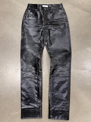 Celine distressed coated jeans
