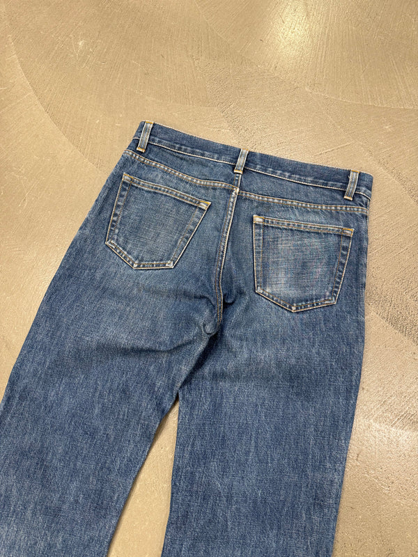 2000s Helmut Lang vintage stained jeans