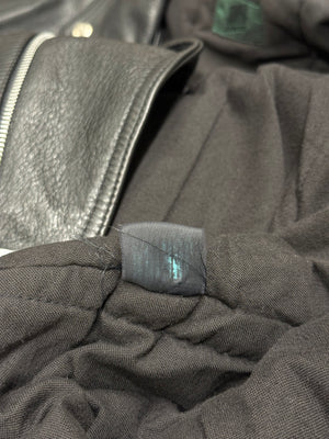 1990s Jean Paul Gaultier Junior cropped biker leather jacket