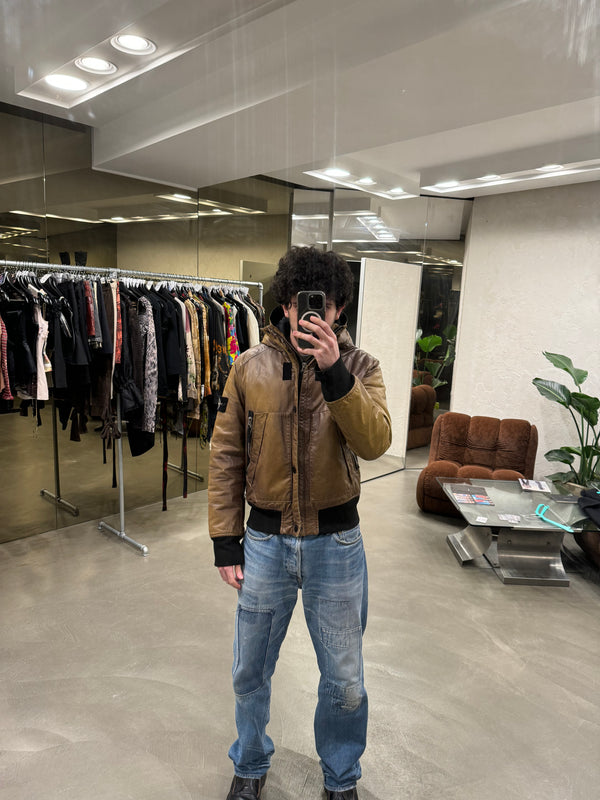 2010 Stone Island waxed ice 2 heat reacting jacket