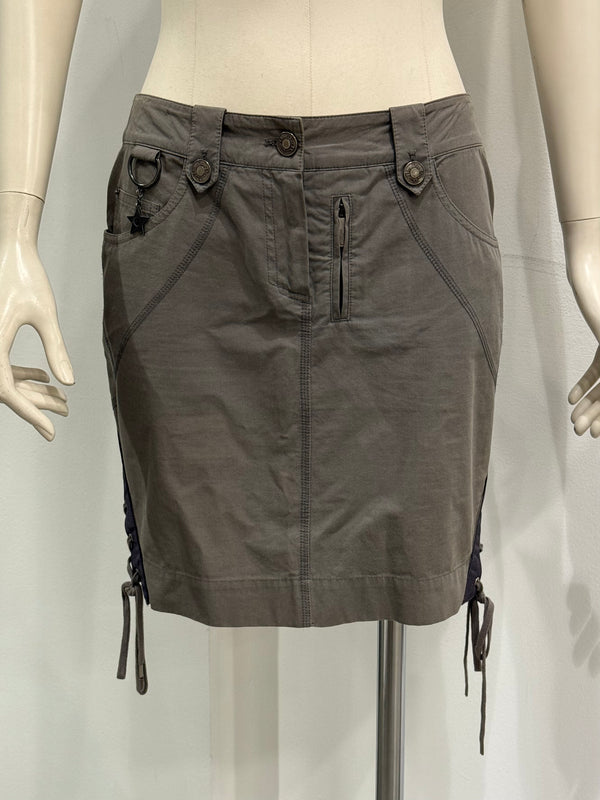 S/S2003 Christian Dior by John Galliano lace-up bondage mini skirt