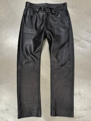 1990s Dolce & Gabbana leather pants