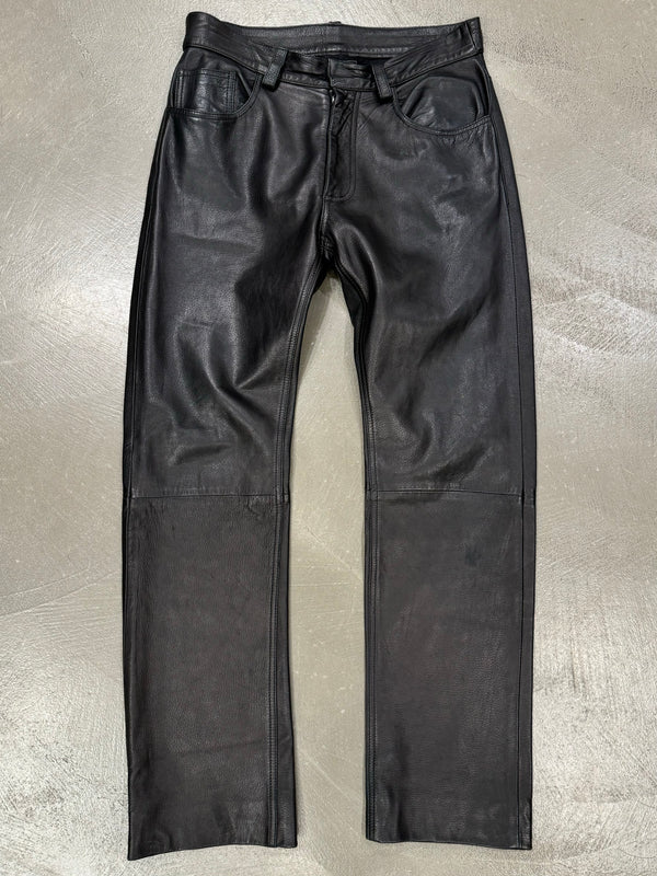 1990s Dolce & Gabbana leather pants