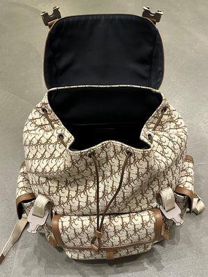 2022 Dior X Cactus Jack Oblique jacquard backpack