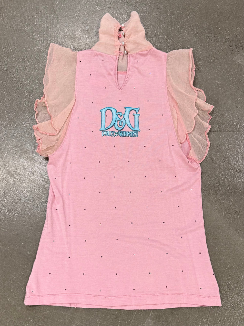 2000s Dolce & Gabbana logo tank top