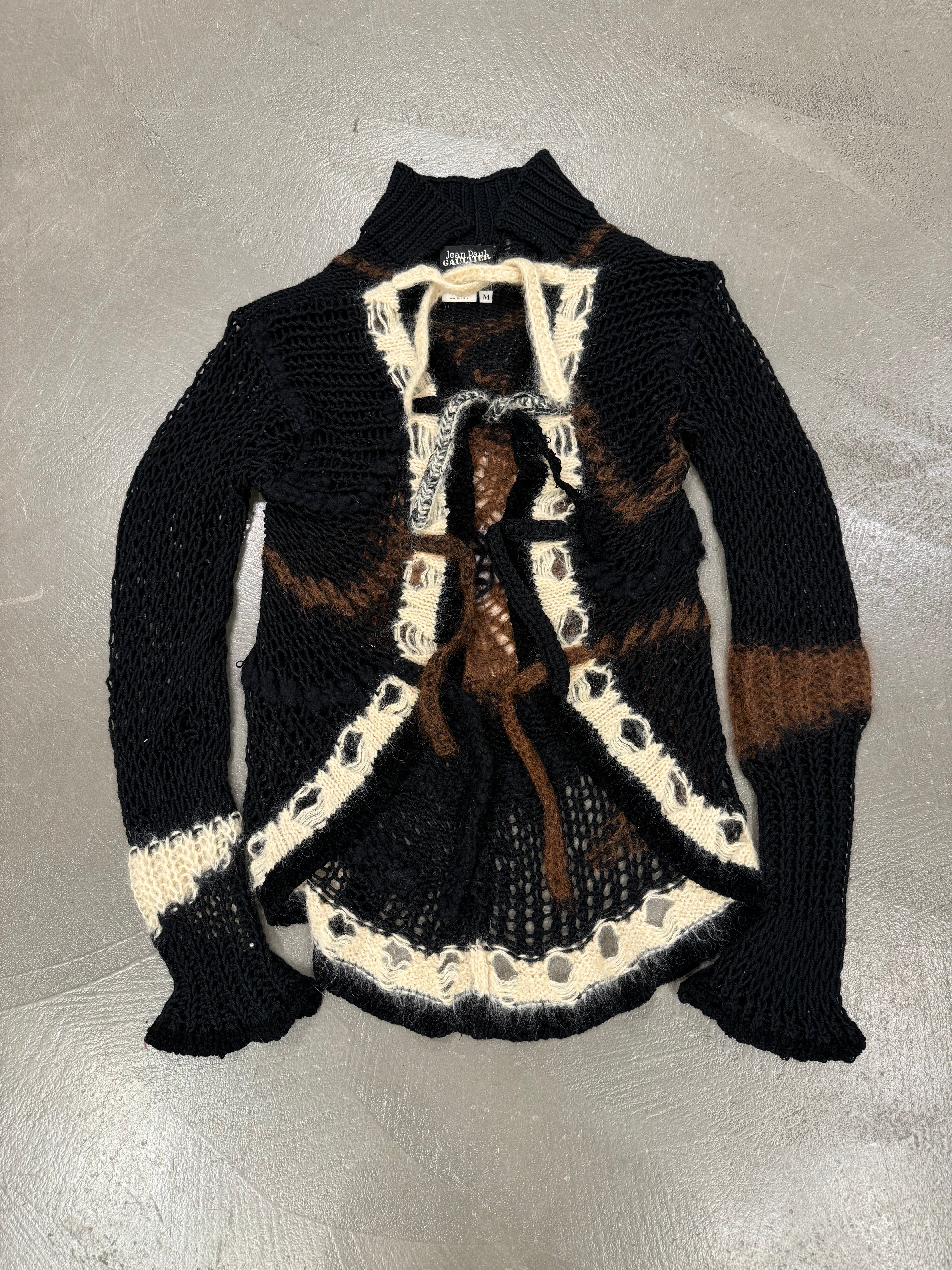 AW2007 Jean Paul Gaultier crochet knit