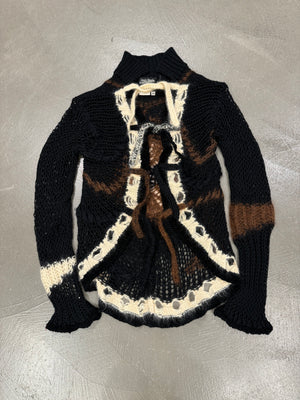 AW2007 Jean Paul Gaultier crochet knit