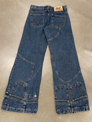 2003 Dolce & Gabbana upside down reverse denim