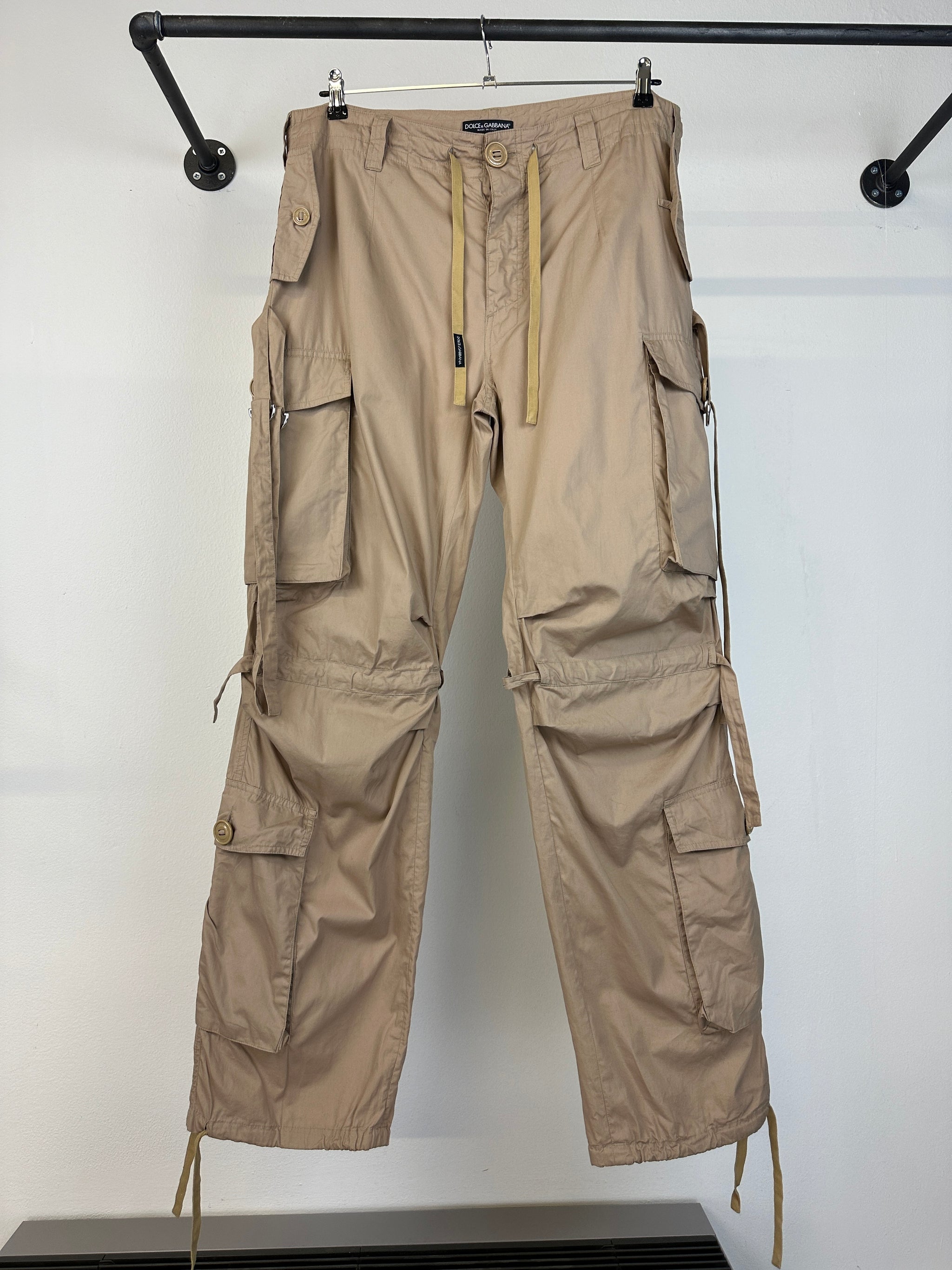 SS2003 Dolce & Gabbana parachute bondage cargo pants SS2003 Dolce & Gabbana parachute bondage cargo pants