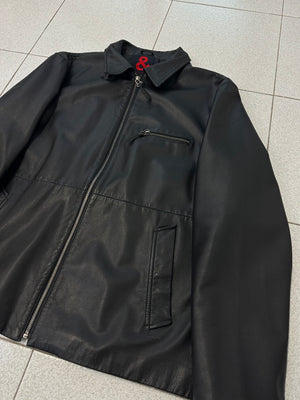 2000s Dolce & Gabbana black leather Jacket