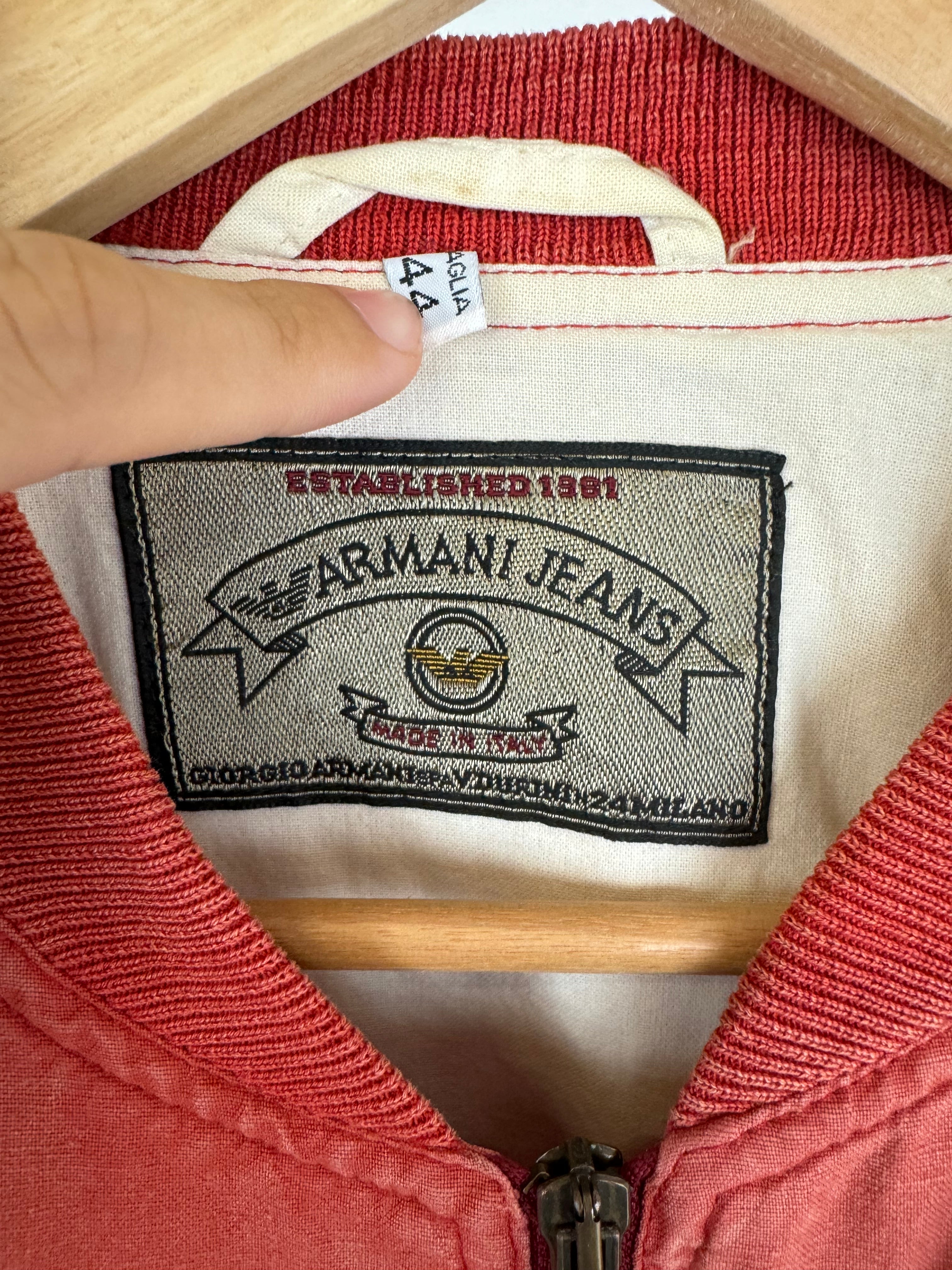 1980's Emporio Armani cropped bomber jacket