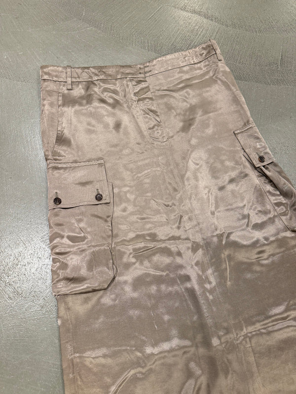 Early 2000s Ann Demeulemeester adjustable cargo maxi skirt
