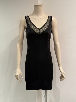 2000s Dolce & Gabbana V-neck midi dress