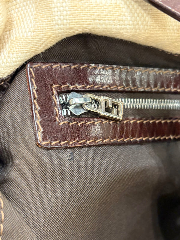 2000 Fendi monogram zucca mama baguette bag