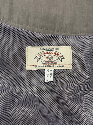 2000s Armani nylon zip-up jacket