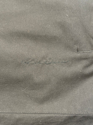 2009 Rick Owens molino scuba hood leather jacket