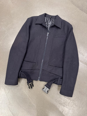 A/W2007 Dior by Hedi Slimane “Navigate” belted wool jacket