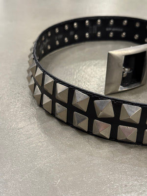 2000s Thierry Mugler studded leather belt
