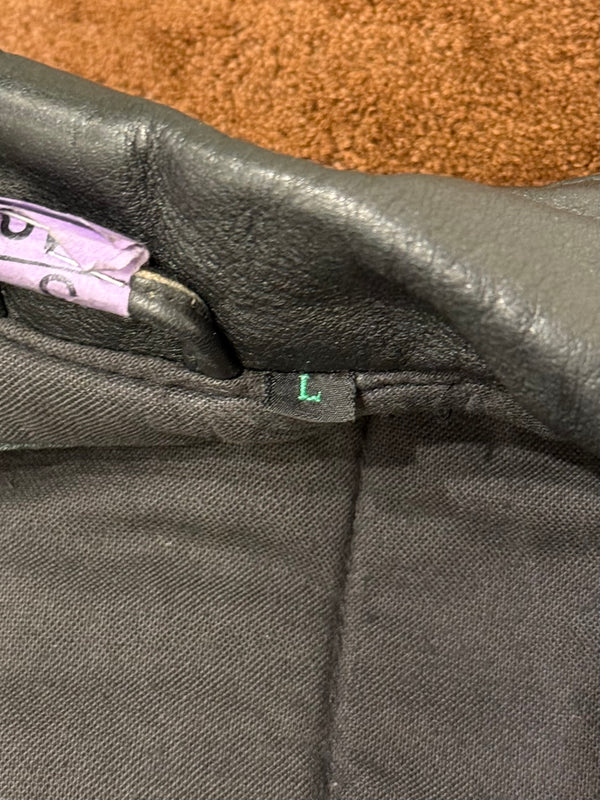 1990s Jean Paul Gaultier Junior cropped biker leather jacket