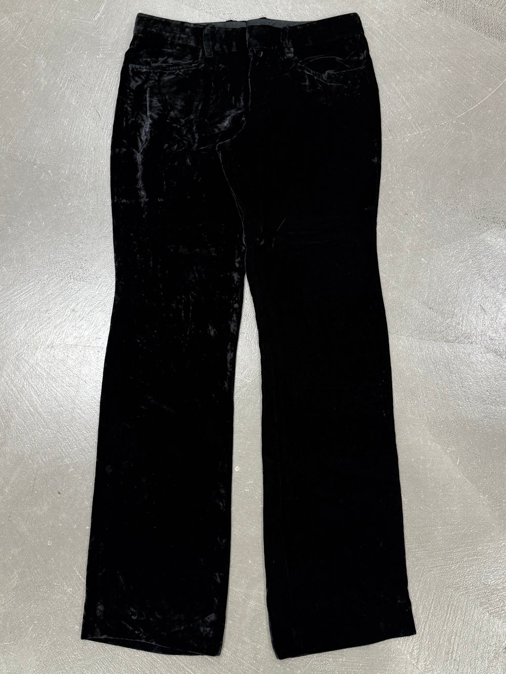 A/W2004 Gucci by Tom Ford crushed velvet pants