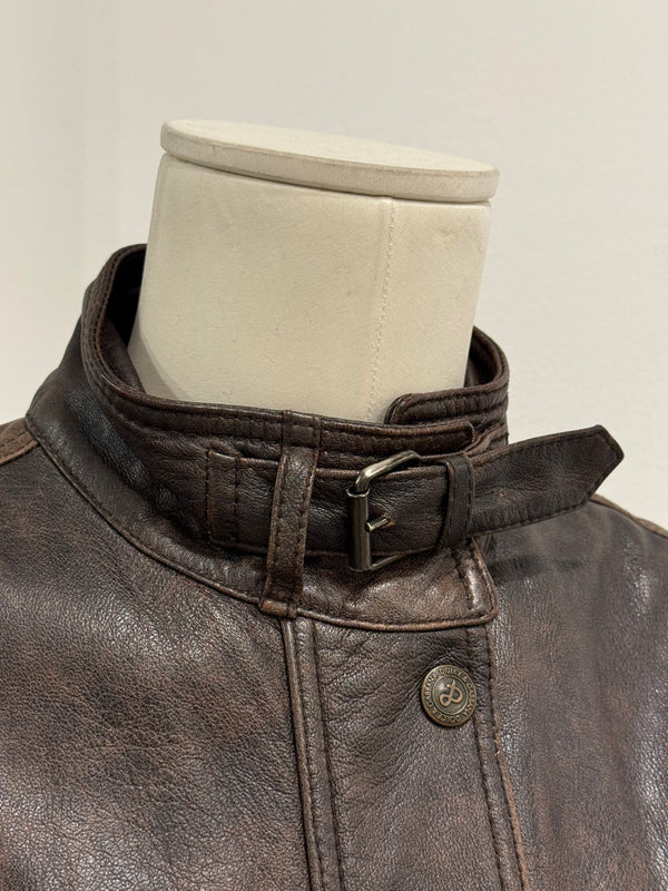 2000S Dolce & Gabbana military cargo leather vest