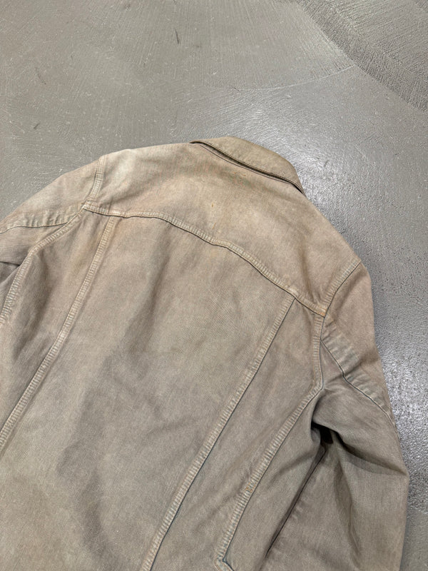 2004 Rick Owens rusty faded worker denim jacket